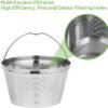 Reusable Coffee Filters 8-12 Cup Permanent Coffee Filters Basket Washable Compatible with Mr. Coffee Black & Decker Coffee Maker Filter Parts - Image 3