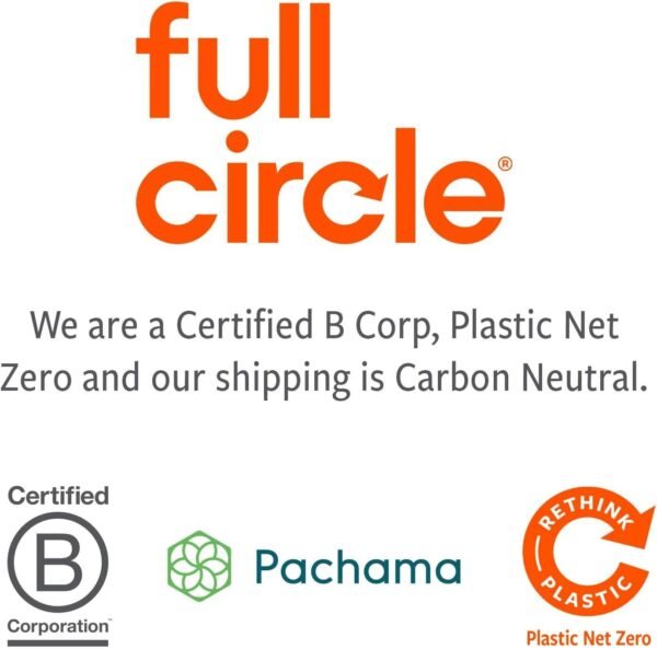 Full Circle Bubble Up- Eco-Friendly Bamboo Dish Brush & Ceramic Soap Dispenser - Natural Scrub Set for Dishes, Cast Iron - Kitchen Cleaning with Handle, White - Image 9