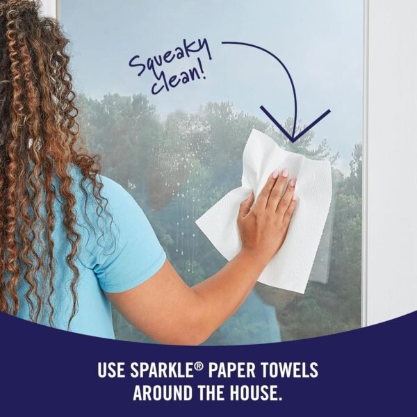 Sparkle® Tear-A-Square® Paper Towels, 2 Double Rolls : 4 Regular Rolls, 2 Count (Pack of 2) - Image 12