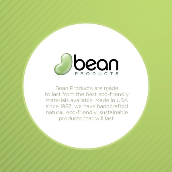 Bean Products Kapok Pillow - 14" x 20" - Japanese Sized - Organic Cotton, Vegan, Premium Quality - Made in USA Organic Fabric & Fill - Plus One Organic Natural Pillowcase - Image 7