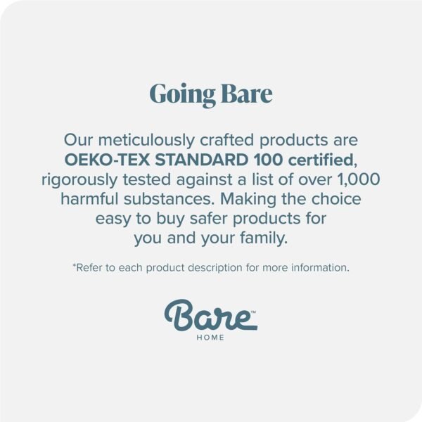 Bare Home 100% Rayon Made from Bamboo Luxury Queen Sheet Set - 4 Piece Bedding Set - Deep Pockets - Cooling Sheets - Breathable - Easy Fit - Soft Bedding Sheets & Pillowcases (Queen, Dark Blue) - Image 7