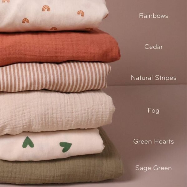 Mini Crib Sheet - Baby Boy & Baby Girl - Organic Cotton Fitted Crib Sheet - 24" x 38" - Baby Crib Sheets - Mini Crib Sheets Fitted - Baby Boy Crib Sheets - Crib Sheets for Baby Girl (Fog) - Image 6