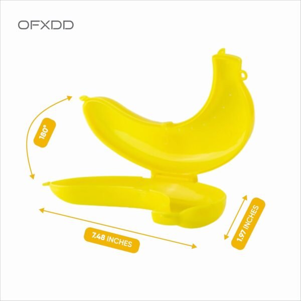 Banana Case - Plastic Banana Holder for Lunch Boxes - Reusable Banana Keeper Cap - Banana Container Storage for Picnic, Camping, Keep Fresh, 6 Pcs - Image 5