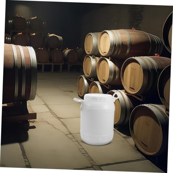 SECFOU Compost Pail for Kitchen Compost Bin Garbage Large Pantry Bins with Lids Kitchen Trash Container Kimchi Bucket Food Waste Trash Bin Hanging Rubbish Bin Recycle Trash Cans Plastic - Image 4