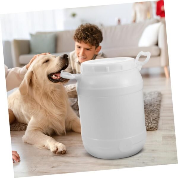 BESTOYARD Compost Bin Kitchen Indoor Garbage Can Trash Cans Kimchi Bucket Large Containers Kitchen Garbage Bin Food Waste Kitchen Composting Bin Fermenting Outdoor Bin with Lid Jar Plastic - Image 5