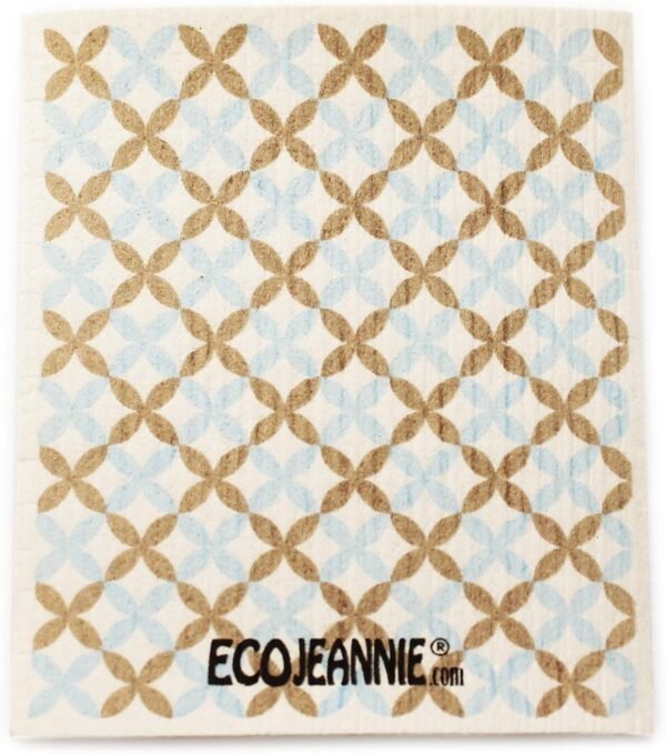 Wholesale EcoJeannie Eco-Friendly German Cleaning Cloth 100% Biodegradable Cellulose Sponge Cloths, Kitchen Cloths, GMO-Free, Reusable - Made in Germany Packaged in P.R.C. (8 Pack) - Image 6