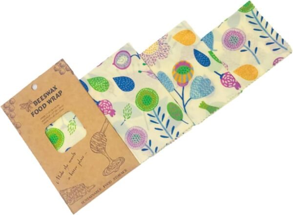 ABOOFAN 6 Pcs Beeswax Wrap Food Wrapper Food Storage Wrap Reusable Food Wrap Food Wraps Food Preservation Cloths Beewax Wraps Sandwich - Image 6