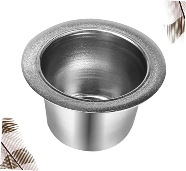 SHOWERORO Coffee Maker Stainless Steel Coffee Capsule Espresso Capsule Reusable Coffee Capsule Coffee Filter Cup Silver - Image 2