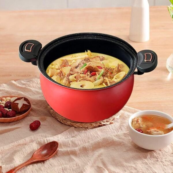 High Capacity Pressure Cooking Pots Scratch Cooker Efficient Thickened Iron Cookware Kitchen Accessory - Image 3