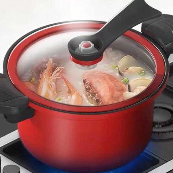 High Capacity Pressure Cooking Pots Scratch Cooker Efficient Thickened Iron Cookware Kitchen Accessory - Image 5