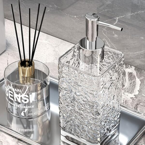 Glass Soap Dispenser Foam Soap Dispenser With Glass Refillable Hand Soap Dispenser Worktop Soap Dispenser - Image 6