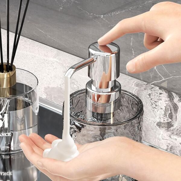 Glass Soap Dispenser Foam Soap Dispenser With Glass Refillable Hand Soap Dispenser Worktop Soap Dispenser - Image 7