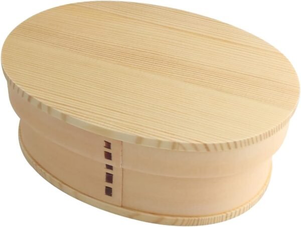 J-kitchens 854841 Wappa Single Tier Lunch Box, Natural, 7.1 x 5.3 x 2.7 inches (18 x 13.5 x 6.8 cm), Model No
