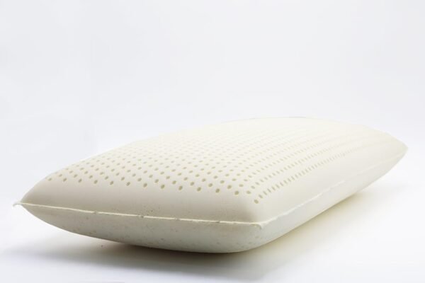 OrganicTextiles Natural Latex Pillow with Organic Cotton Cover, Standard Size, Soft, Pressure Relief, Neck Pain Relief, Bed Pillow for Side, Back and Stomach Sleeper - Image 3