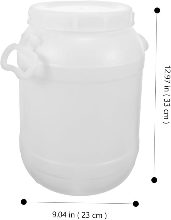SECFOU Compost Pail for Kitchen Compost Bin Garbage Large Pantry Bins with Lids Kitchen Trash Container Kimchi Bucket Food Waste Trash Bin Hanging Rubbish Bin Recycle Trash Cans Plastic - Image 9