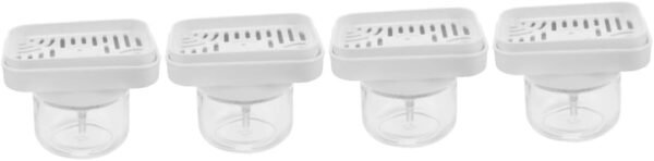 DOITOOL 4pcs Presser Liquid Double Dishwashing Sink Strainer Soap Foam Dispenser Faucet Simple Dispensers Drainers for Kitchen Sink Dish Soap Dispenser Sponge Human Soda Glass