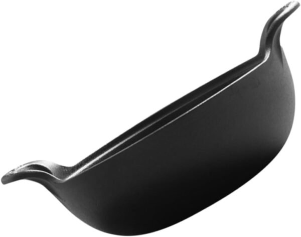Outdoor Cast Frying Pans Chafing Dish Griddle Pan Fondue Pot Deep Frying Pan Camping Cookware Practical Stockpot Frying Cooking Pot Camping Pot Black