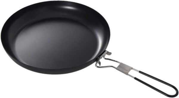 9 Frying Pan Outdoor Cooking Stove Mini Wok Induction Pans Omelette Fry Pan Frypan Egg Cooker Pan Saucepan Broiler Pan for Oven Stove Grill Pan Outdoor Cookware Non Food Black Iron