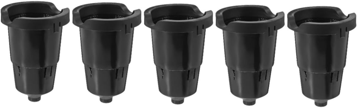 Cabilock 5pcs Coffee Filter Cup Reusable Coffee Filter Household Filter Basket Espresso Coffee Maker Espresso Machines Portable Coffee Filter Mesh Portable Coffee Maker Coffee Filters Pp