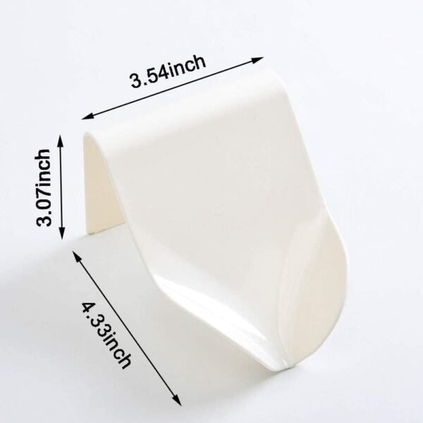 Soap Dishes for Bathroom, Simple Self Draining Bar Soap Holder Shower, 4 Pack Soap Saver, White, Blue, Brick Red, Yellow (4, White+Blue+Yellow+Red) - Image 6