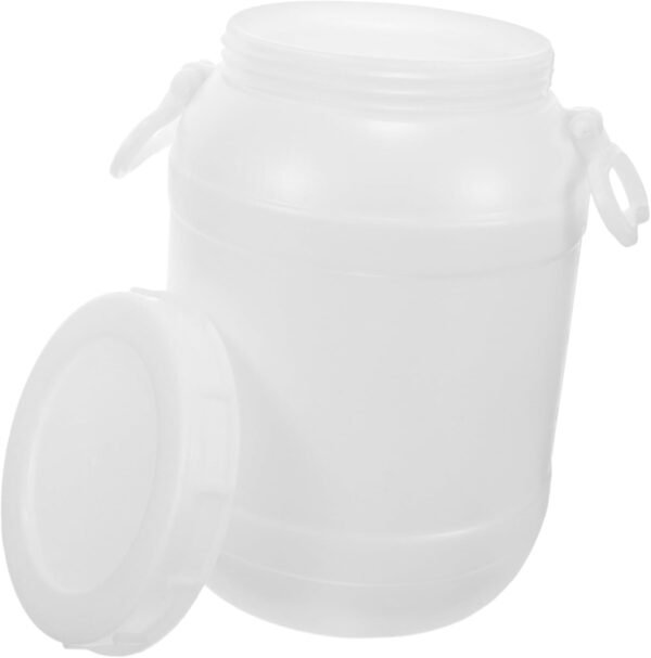 Compost Bin for Kitchen Bucket Dog Poop Garbage Can Outdoor Bins Food Waste Pantry Recycle Containers Compost Pail Automatic Trash Bin Lid Kitchen Trash Container Airtight Plastic