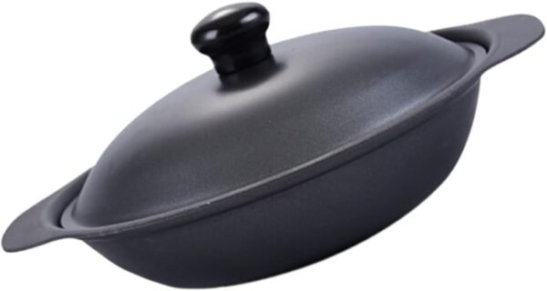 Rice Cooker Casserole Soup Cooking Pot Kitchen Non Stick Cookware Metal Casserole Pan Japanese Cookware Metal Casserole Pot Soup Bowl with Lid Stockpot with Lid Food Iron Household