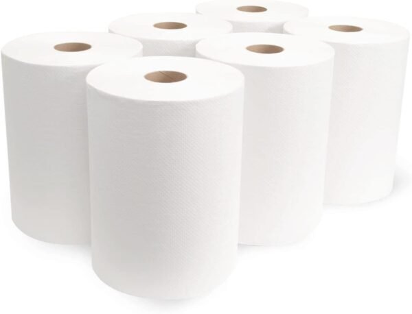 Morsoft by Morcon W106 Paper Towel Dispenser Refill, 10 Inch Paper Towel Roll, White, 100% Recycled Fiber, 10 x 800ft, 6 Rolls, Ideal Paper Towel Rolls for Dispenser - Image 2