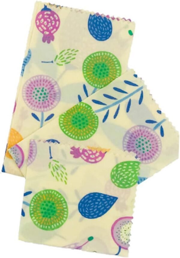 Amosfun 9 Pcs Beeswax Wrap Reusable Sandwich Bags Food Wrapper Beeswax Sandwich Wrap Beeswax Food Wraps Reusable Food Wraps Food Storage Wrap Beewax Food Wraps Household - Image 6