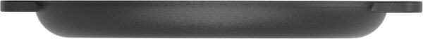 Chef Pomodoro Cast Iron Pizza Pan, Pre-Seasoned 12 inch Cast Iron Skillet with Handles, Dosa Pan for Dosa Tawa Roti, Crepe Pan, Comal for Tortillas, Baking Stove, Oven, Grill BBQ and Campfire - Image 8