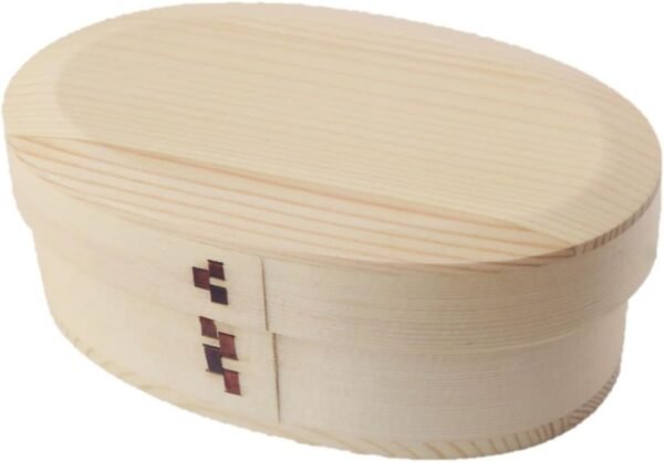 J-kitchens NEW 858269 Cover Type, Oblan, Single Tier, Lunch Box, Small, Natural, 6.7 x 4.3 x 2.6 inches (17 x 11 x 6.5 cm), Model Number