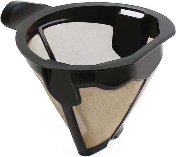 Replacement Parts 2pcs Cone Reusable Coffee Permanent Filters, Compatible with Ninja Coffee Maker CM305, CP301, CP307C,CM401 - Image 3