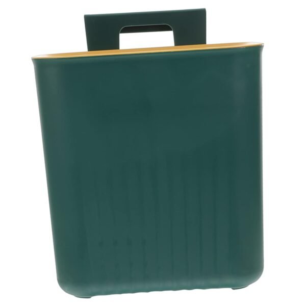 Wall Mounted Trash Can Compost Bin Kitchen Basket Trash Bin Countertop Fridge Can Dispenser Pop Kitchen Garbage Bin Garbage Can Outdoor Dustbin Food Waste Bin Tilt - Pp Green