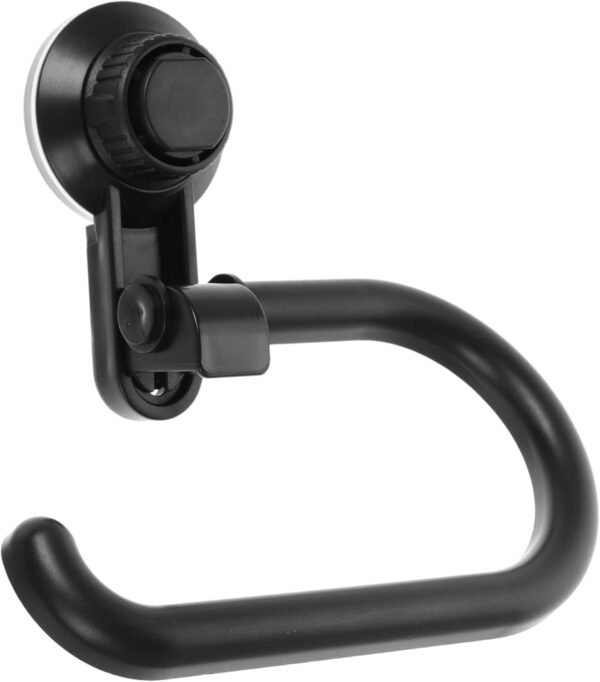 Abs Black Tissue Holder Bathroom Paper Towel Holder Suction Cups for Bathroom Phone Paper Holder