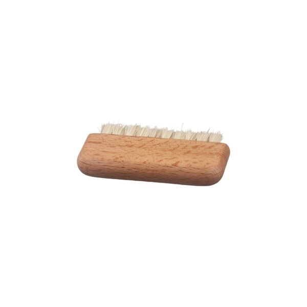 Pokinge 3Pcs Wooden Nail Dust Brush Mini Nail Cleaner Brush Non-Slip Wood Cleaning Brush Pig Bristle Nail Dust Brush Nail Care Tools For Cleaning - Image 2