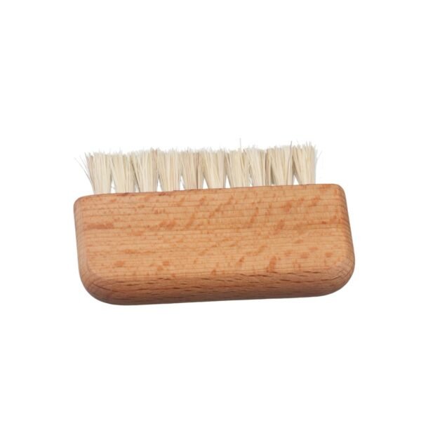 Pokinge 3Pcs Wooden Nail Dust Brush Mini Nail Cleaner Brush Non-Slip Wood Cleaning Brush Pig Bristle Nail Dust Brush Nail Care Tools For Cleaning - Image 6