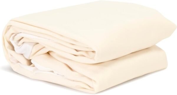 Naturepedic Organic Waterproof Mattress Protector Pad - Washable & Reusable Fitted Stretch Knit Mattress Cover - Highly Absorbent Bed Incontinence Pads - Breathable Fitted Cover for Twin 9"-16" - Image 8