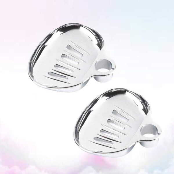 2pcs Soap Dish Bath Soap Case Shower Soap Container Soap Storage Case Bathroom Soap Holder Soap Shelf Shower Soap Holder Bathroom Accessories Shower Rod Storage Rack Tray - Image 7