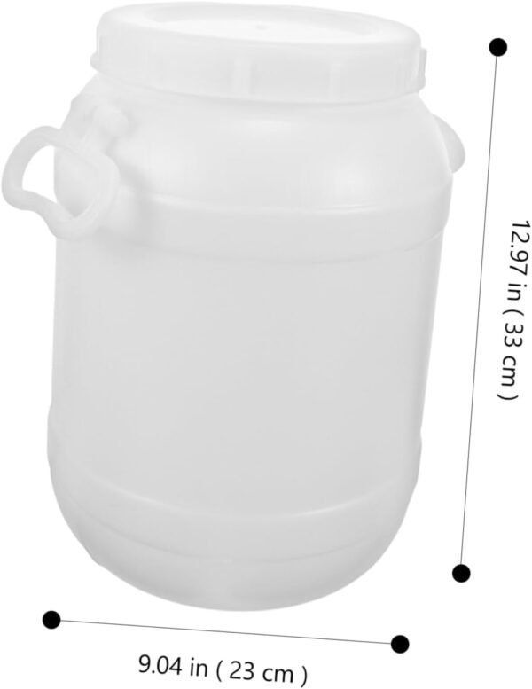 Mikinona Food Waste Bin Garbage Bin Recycle Airtight Container Kimchi Composting Bin Trash Bin Compost Pail Automatic Large Jar Trash Can Bins Indoor Garbage Can Lid Plastic - Image 4