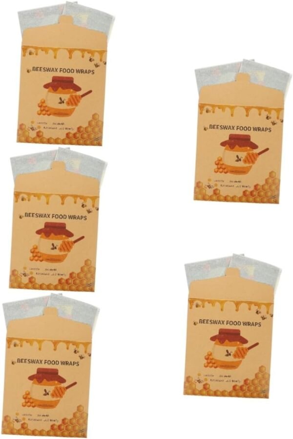 Didiseaon 15 Pcs Beeswax Wrap Seasonal Buntings Organic Beeswax Cloth Cake Preservation Wraps Beeswax Food Beeswax Bowl Cover Washable Food Sandwich Storage Wax Cover Bees Wax Covers Cotton