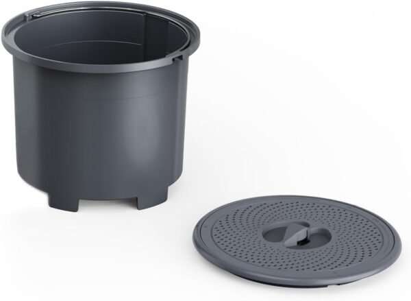 Luma Electric Kitchen Composter, 2.5L Capacity Odorless Countertop Compost Bin with Lid Clear-View Window, Smart Trash Can for Food Disposal (Bucket) - Image 3