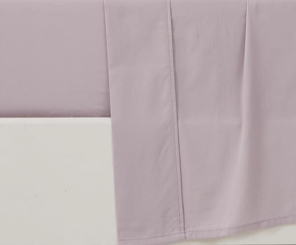 Linen Closet Luxury Cotton 300 Thread Count Organic Cotton 4-Piece Sheet Set, King, Lavender - Image 6