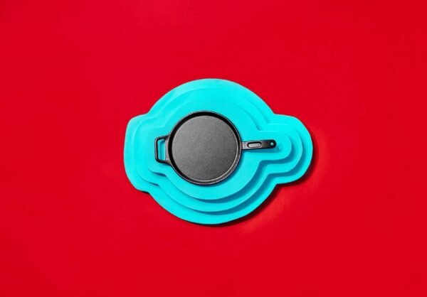 Lodge BOLD 12 Inch Seasoned Cast Iron Griddle, Design-Forward Cookware,Black - Image 4