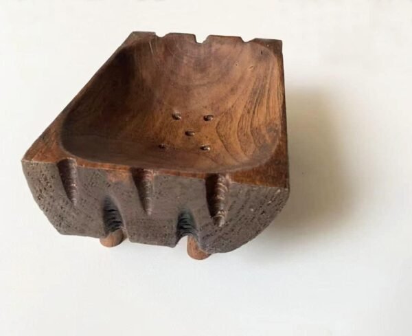 Large Wooden Bar Soap Dish, Vintage Bathtub Bar Soap Dish Holder Case for Bathroom Shower Sink Counter, Country Farmhouse Chic Soap Container Tray for Face and Body Bars