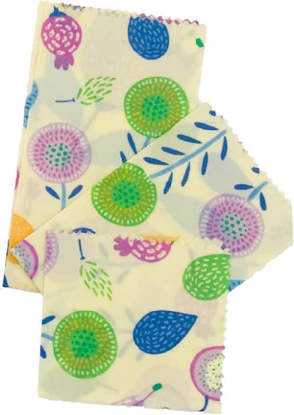 Didiseaon 9 pcs beeswax wrap food wrapper reusable food wrap food storage wrap Food Wraps Beewax Wraps Food Preservation Cloths sandwich - Image 4