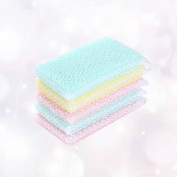 5pcs Cup Sponge Net Sponge Sponges Kitchen Cleaning Sponges Dish Sponge Bowl Sponge Car Sponge Natural Sponge Scourer Cleaning Sponge Kitchen Scrubber Sponges Dishwasher Sponge - Image 3