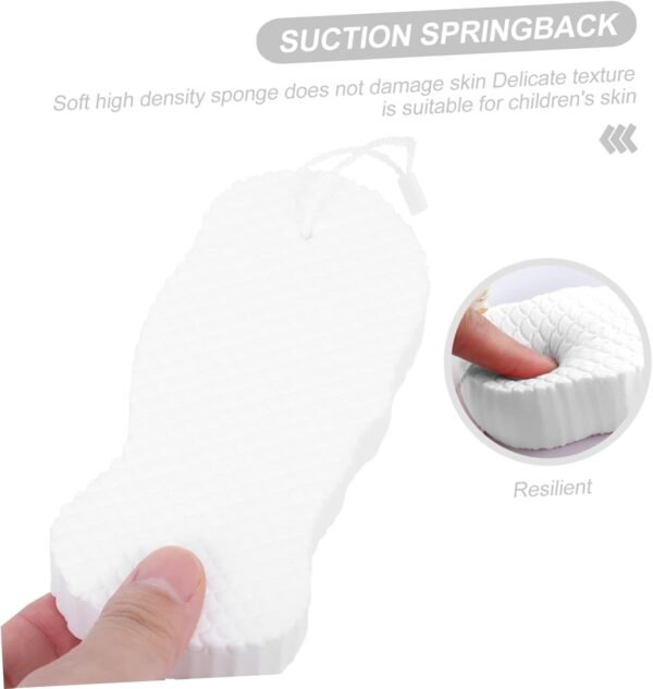 10 Pcs Bath Sponge Bath Body Shower Sponge Natural Sponge Fun Bath Cleaning Toys Natural Dish Sponge Bath Scrubber Sponge Sponges Body Cleaning Sponge White PVA - Image 8