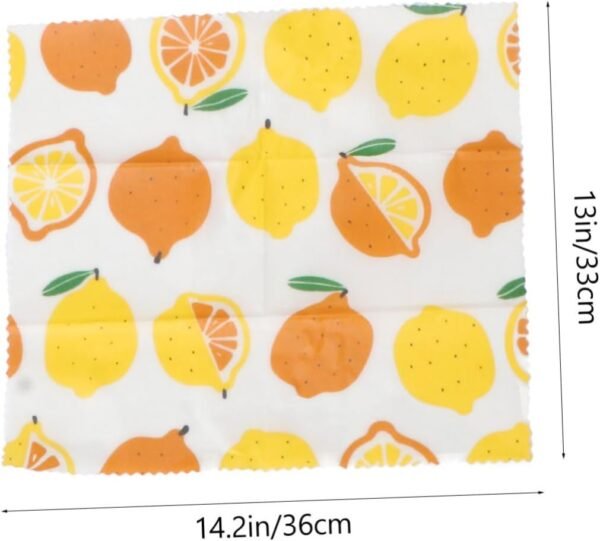 FOMIYES 3pcs Beeswax Paper Fresh-keeping Cloth Packing Cloth Beewax Wraps Beewax Food Wraps Reusable Wraps Reusable Beeswax Wraps Food Wraps Sustainable Wraps - Image 8