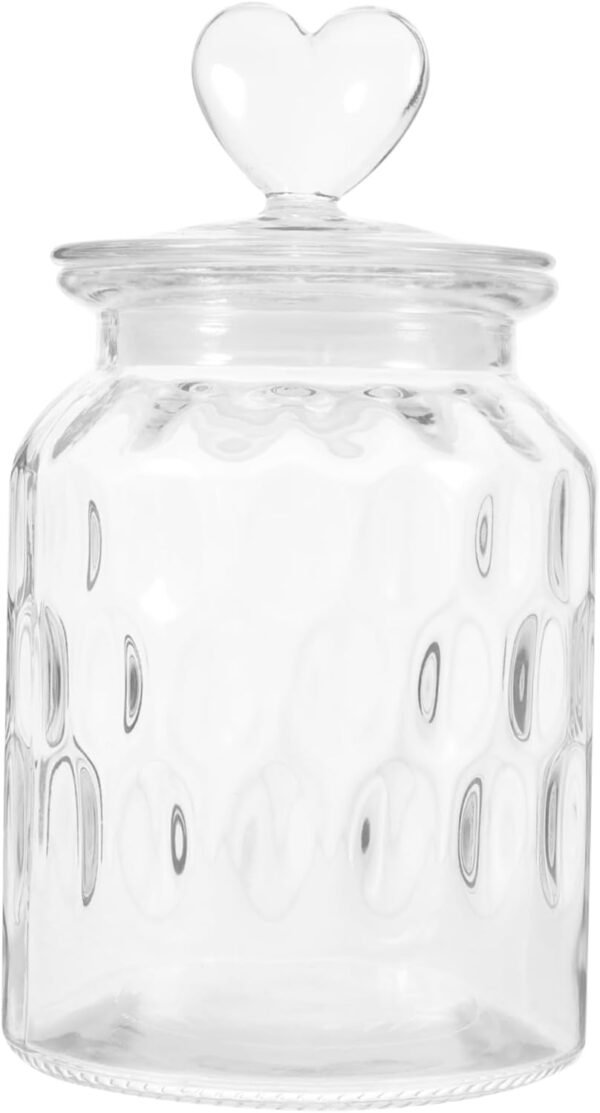 Glass Jar Water Filter Tea Storage Vacuum Sealer Drink Small Containers with Lid Food Container Lids Coffee Canister Airtight Serving Tea Holder Food Jar Lockable Cookie Bins Jars