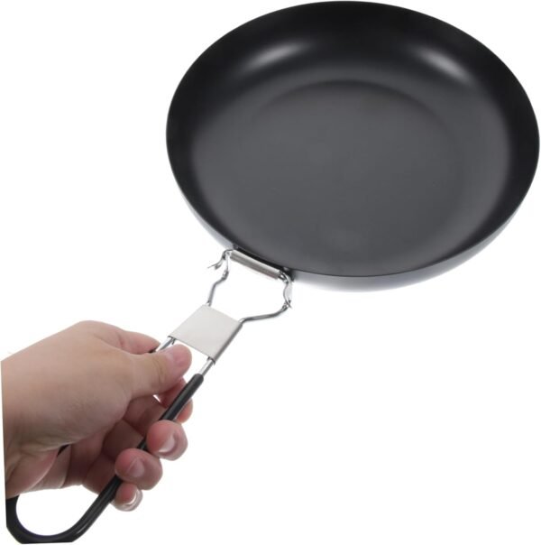 Camping Pan Nonstick Pan Cooking Pans Nonstick Camping Cookware Saucepan Titanium Frying Pan Kettle Pots Griddle Outdoor Cooking Pot Outdoor Cooker Portable Cutlery Iron - Image 6