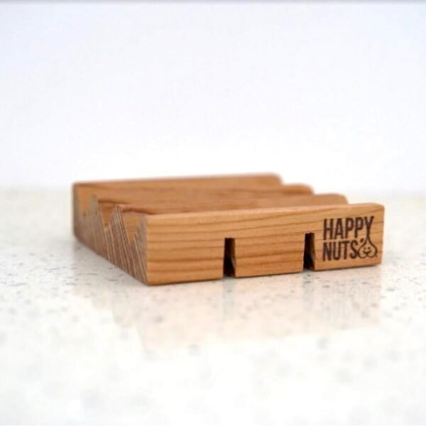 Happy Nuts Slab Saver Cedarwood Soap Holder Tray for Shower & Bathroom - Keep Your Bar Soap Dry & Fresh - Image 7